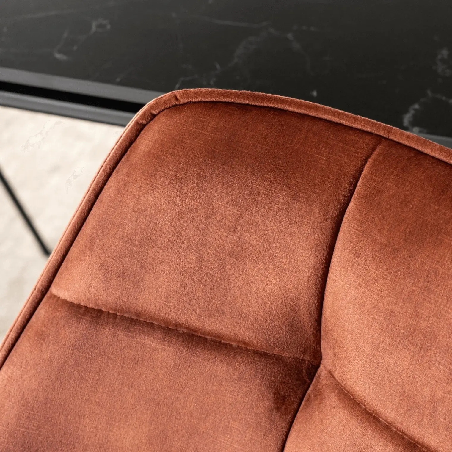 Стул Mebel Elite Luna (Terracotta/Black) - 6