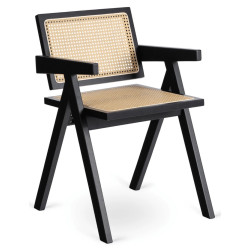 Scaun Mebel Elite Madera (Black/Natural) Thumb
