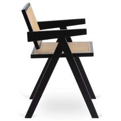 Scaun Mebel Elite Madera (Black/Natural) Thumb