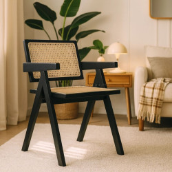 Scaun Mebel Elite Madera (Black/Natural)