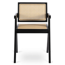 Scaun Mebel Elite Madera (Black/Natural) Thumb