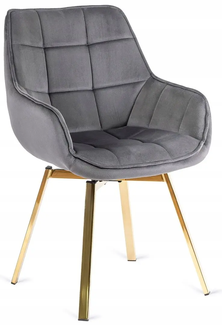 Scaun Mebel Elite Mia (Grey/Gold)