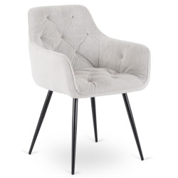 Scaun Mebel Elite Modesto (Beige/Black) Thumb