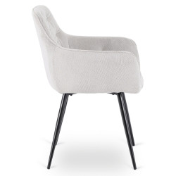 Scaun Mebel Elite Modesto (Beige/Black) Thumb
