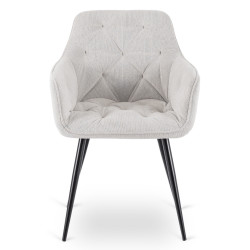 Scaun Mebel Elite Modesto (Beige/Black) Thumb