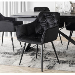 Стул Mebel Elite Modesto Velour (Black)