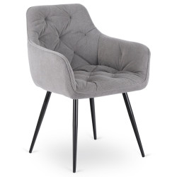 Scaun Mebel Elite Modesto (Grey/Black) Thumb