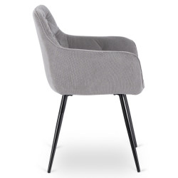 Scaun Mebel Elite Modesto (Grey/Black) Thumb