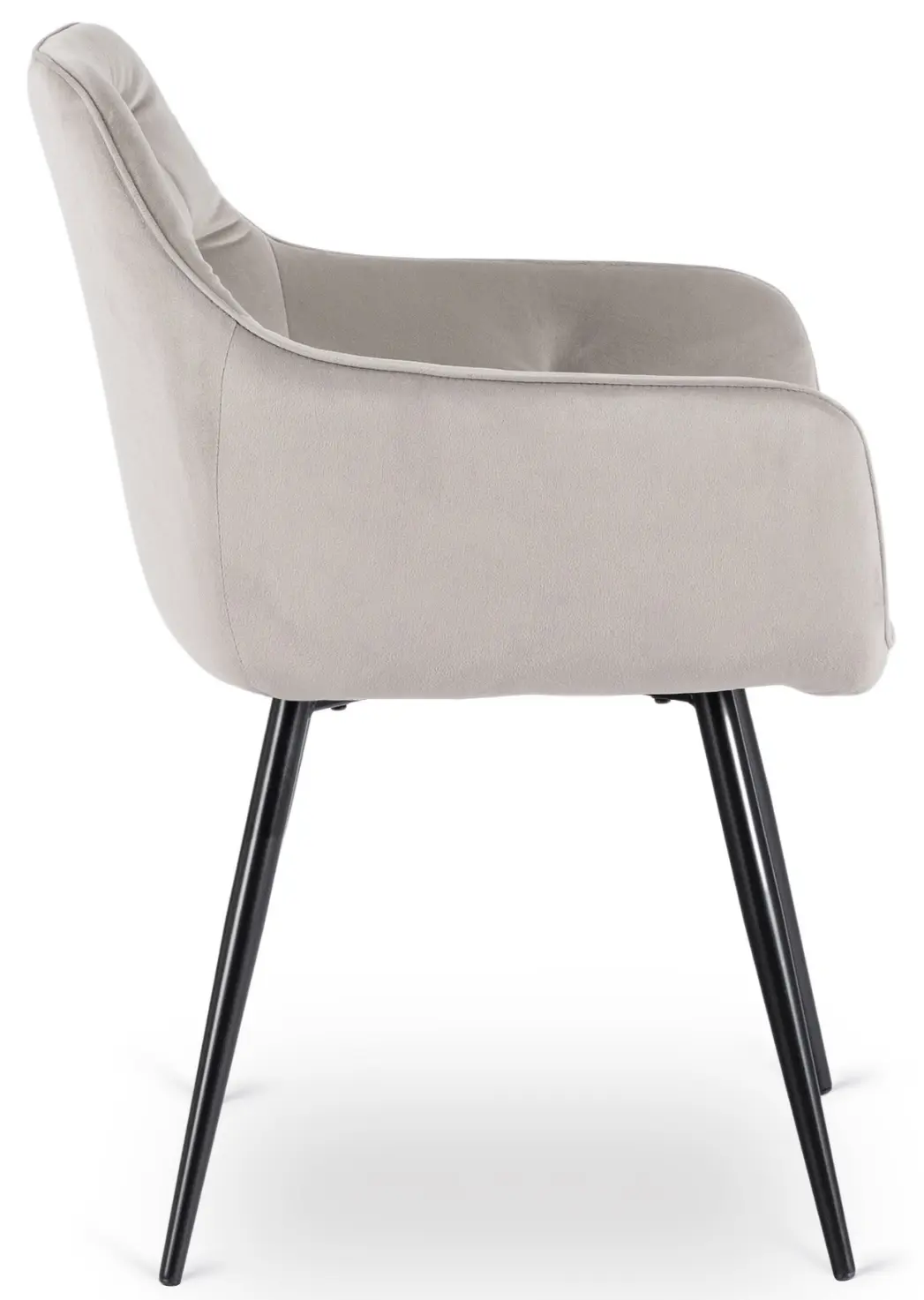 Scaun Mebel Elite Modesto Velour (Grey/Black)