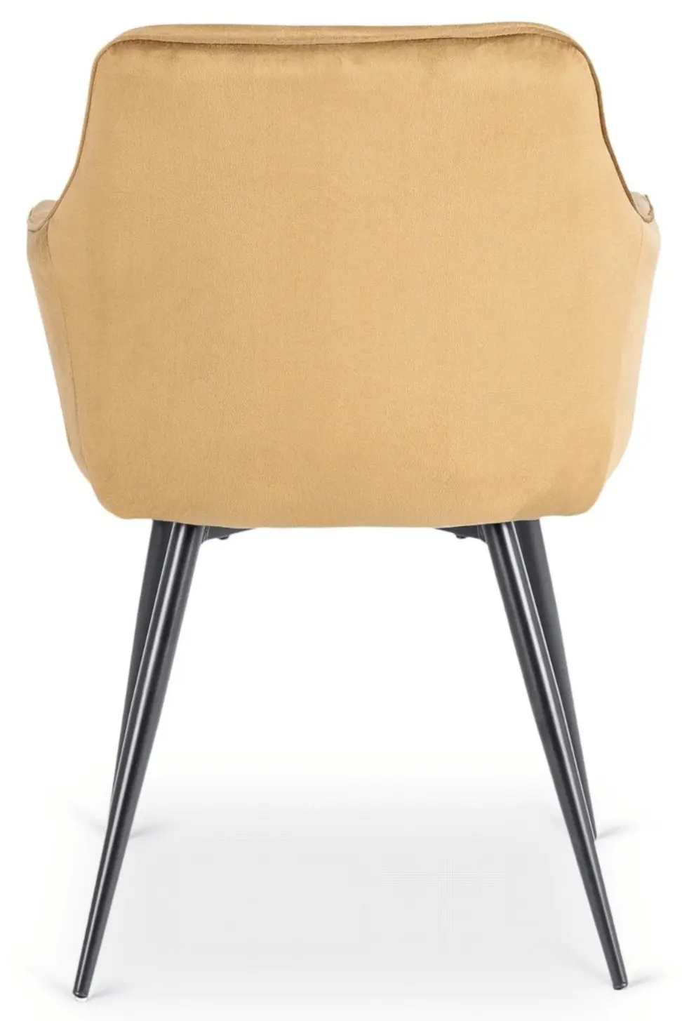 Scaun Mebel Elite Modesto Velour (Mustard/Black)