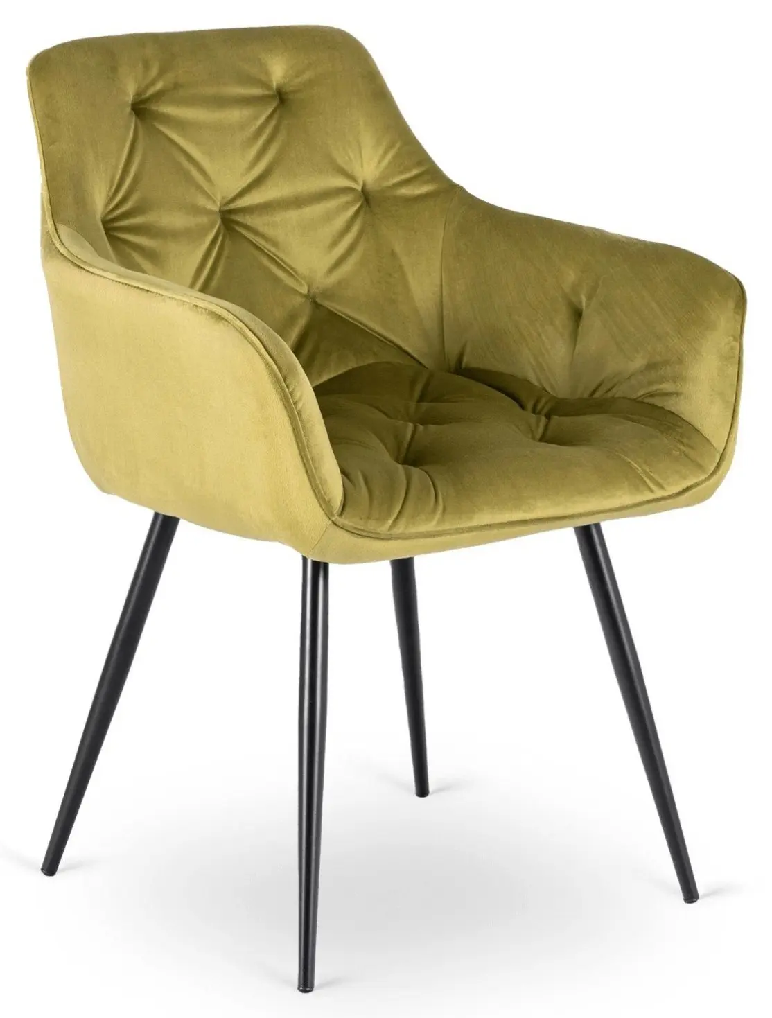 Scaun Mebel Elite Modesto Velour (Pistachio/Black)