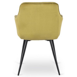 Scaun Mebel Elite Modesto Velour (Pistachio/Black) Thumb