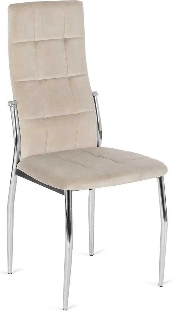 Стул Mebel Elite Molly Velvet (Beige/Silver) - 4