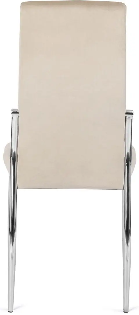 Стул Mebel Elite Molly Velvet (Beige/Silver) - 5