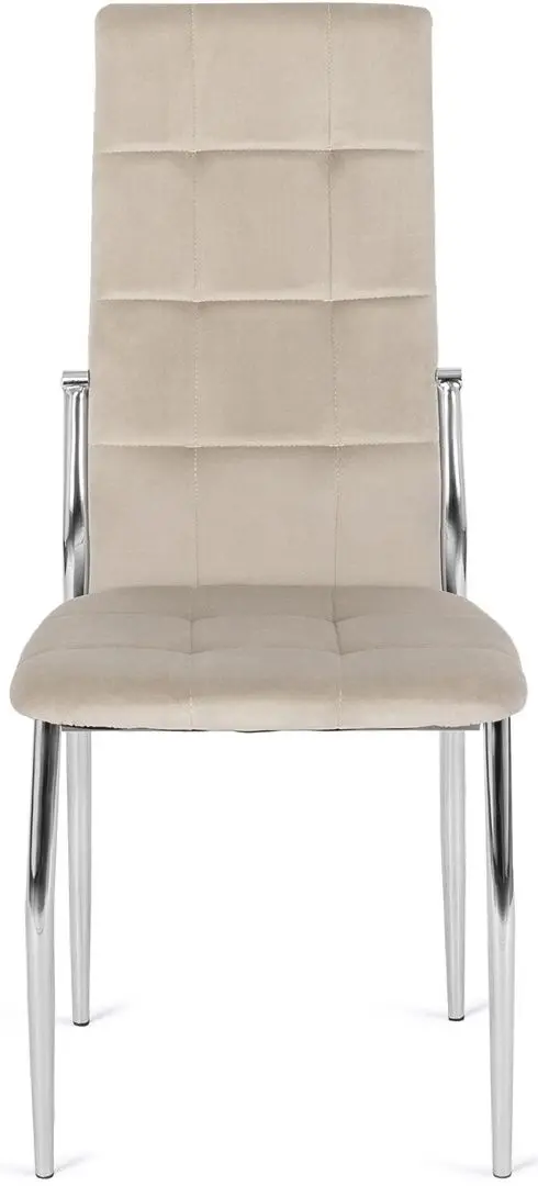 Стул Mebel Elite Molly Velvet (Beige/Silver) - 6