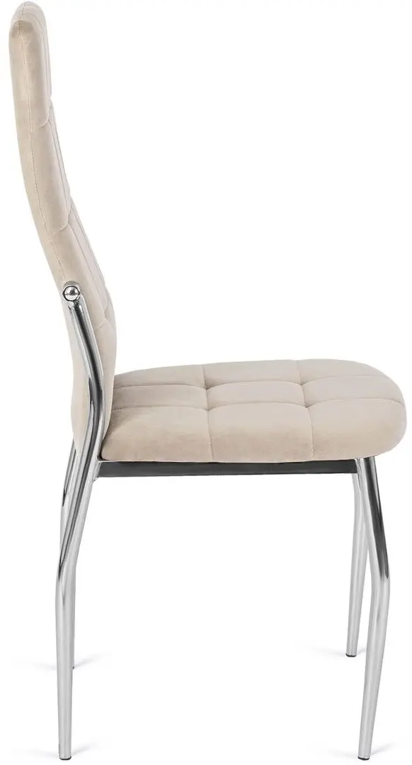 Стул Mebel Elite Molly Velvet (Beige/Silver) - 7