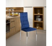 Scaun Mebel Elite Molly Velvet (Dark Blue/Silver)