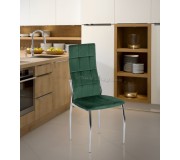 Scaun Mebel Elite Molly Velvet (Green/Silver)