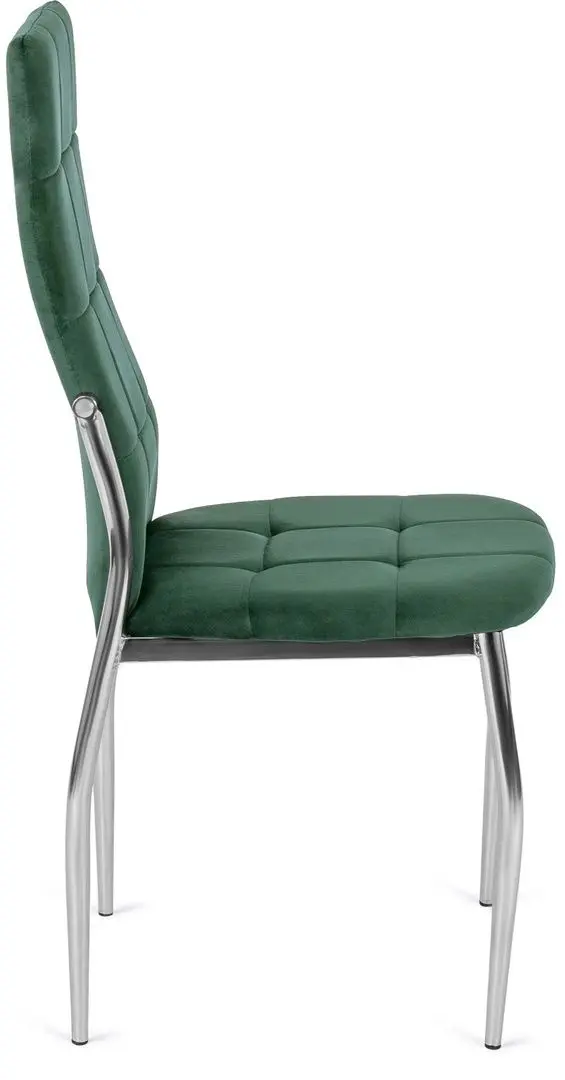 Scaun Mebel Elite Molly Velvet (Green/Silver)