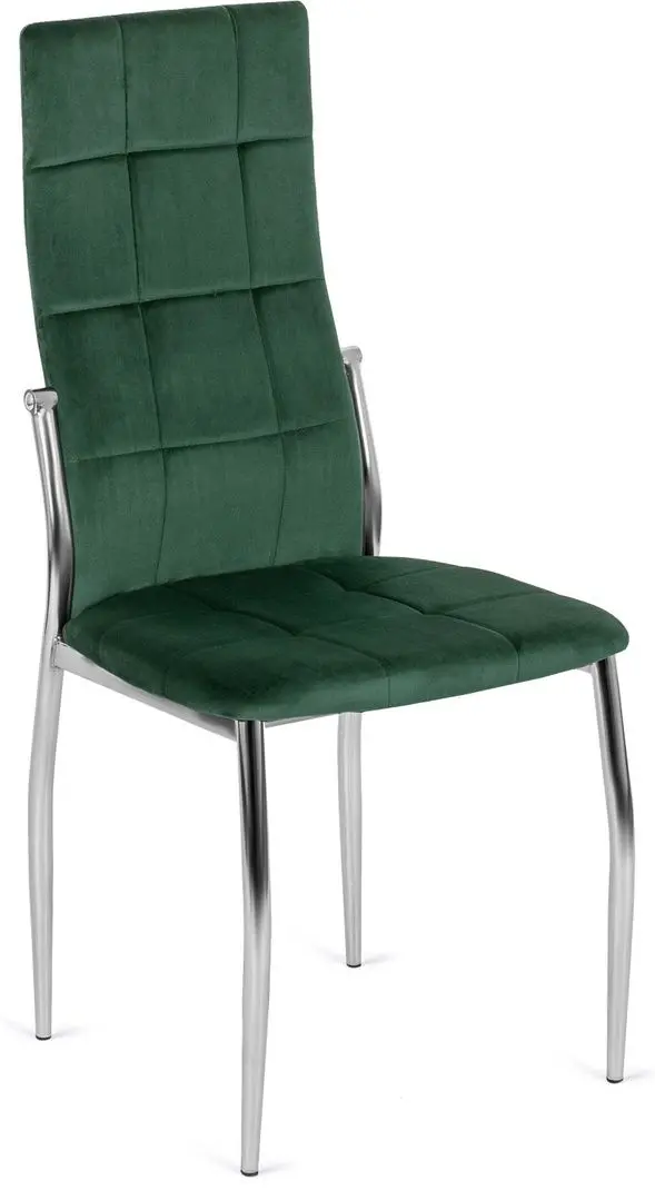 Scaun Mebel Elite Molly Velvet (Green/Silver)