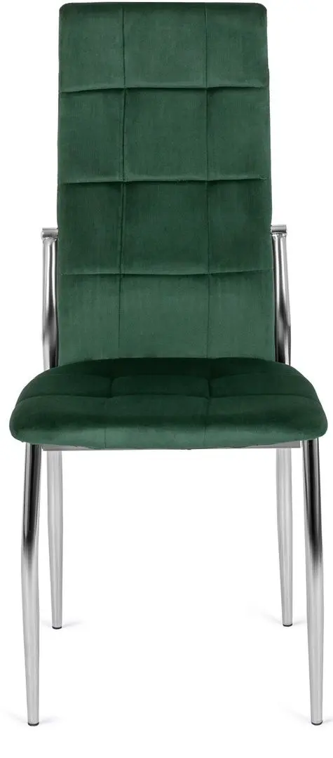 Scaun Mebel Elite Molly Velvet (Green/Silver)