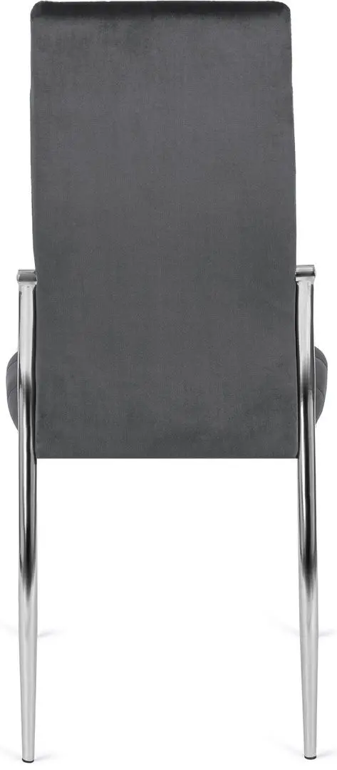 Scaun Mebel Elite Molly Velvet (Grey/Silver)