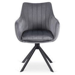 Стул Mebel Elite Mumbai 2 (Grey/Black) Thumb