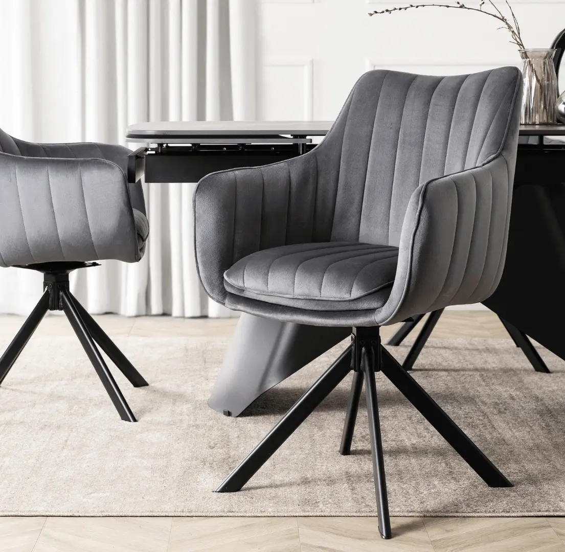 Стул Mebel Elite Mumbai 2 (Grey/Black)