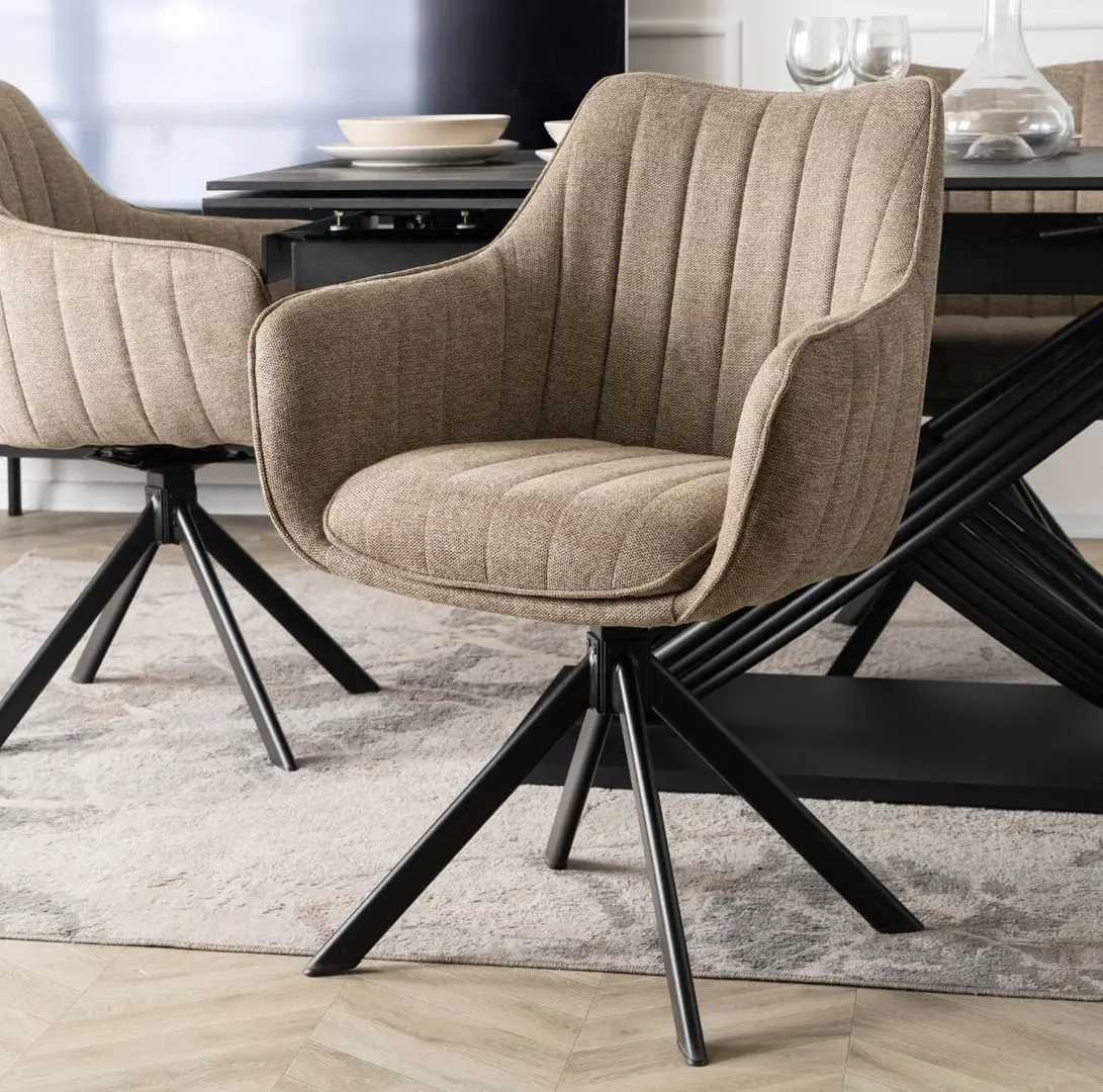 Стул Mebel Elite Mumbai (Beige/Black)