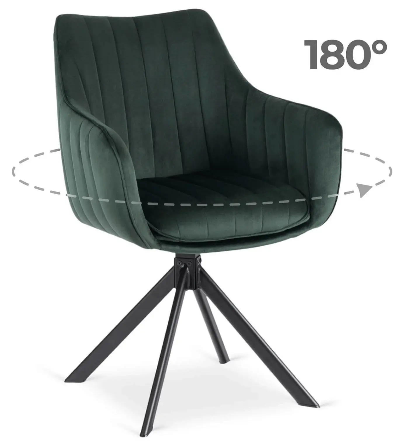 Scaun Mebel Elite Mumbai (Green/Black) - 2