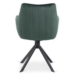 Scaun Mebel Elite Mumbai (Green/Black) Thumb