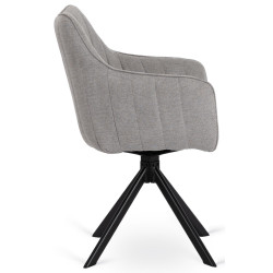 Стул Mebel Elite Mumbai (Grey/Black) Thumb