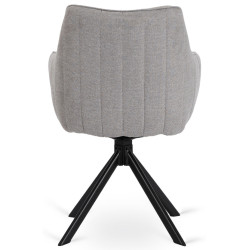 Стул Mebel Elite Mumbai (Grey/Black) Thumb