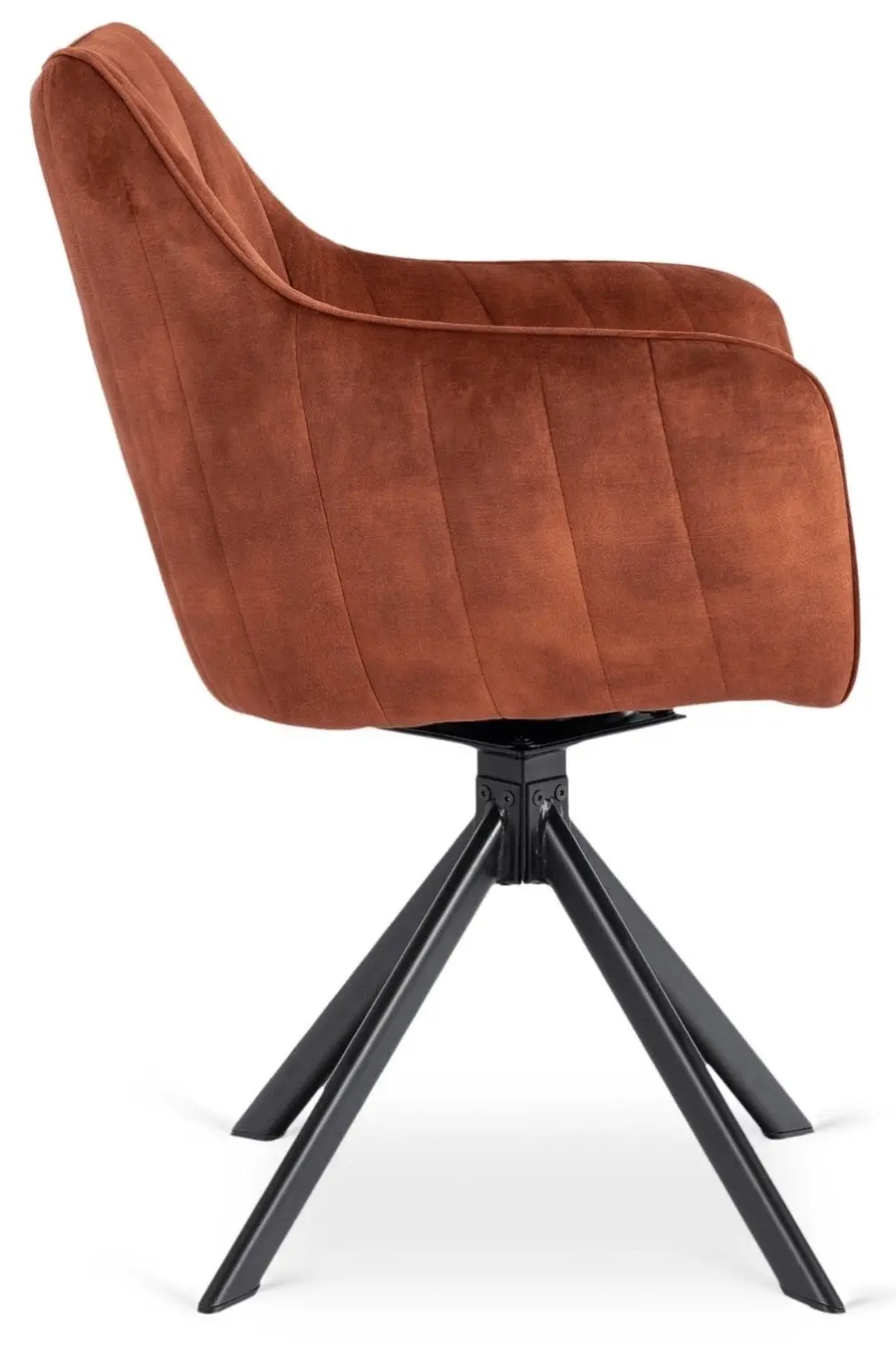 Scaun Mebel Elite Mumbai (Terracotta/Black) - 3