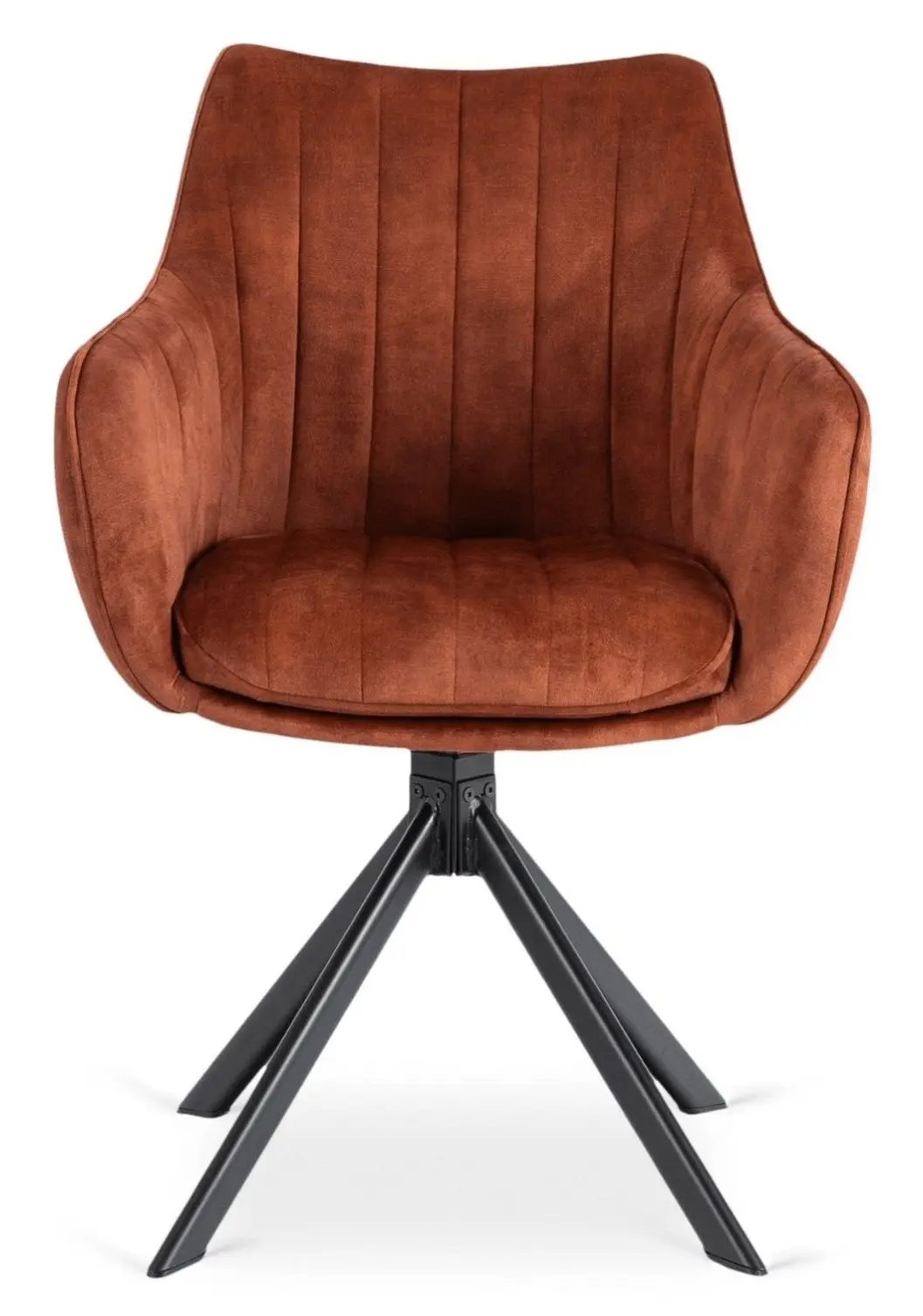 Scaun Mebel Elite Mumbai (Terracotta/Black) - 4