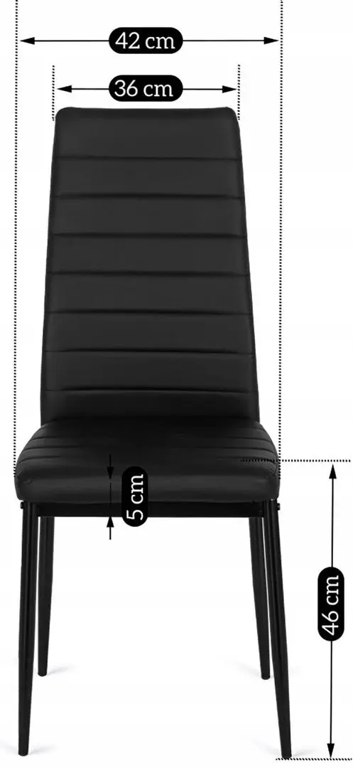 Стул Mebel Elite Naris (Black) - 3