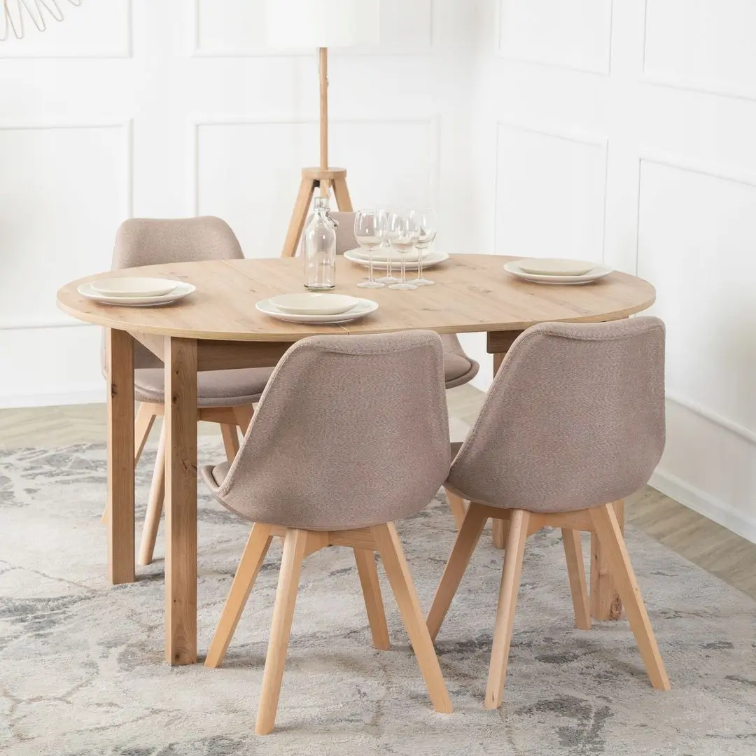 Scaun Mebel Elite Nevel (Beige/Oak)