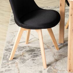 Стул Mebel Elite Nevel (Black/Oak) Thumb