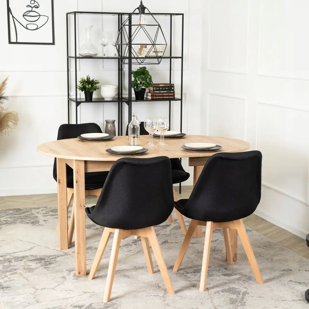 Стул Mebel Elite Nevel (Black/Oak)