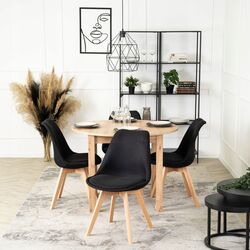 Стул Mebel Elite Nevel (Black/Oak) Thumb