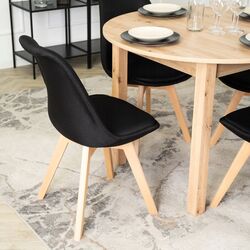 Стул Mebel Elite Nevel (Black/Oak) Thumb