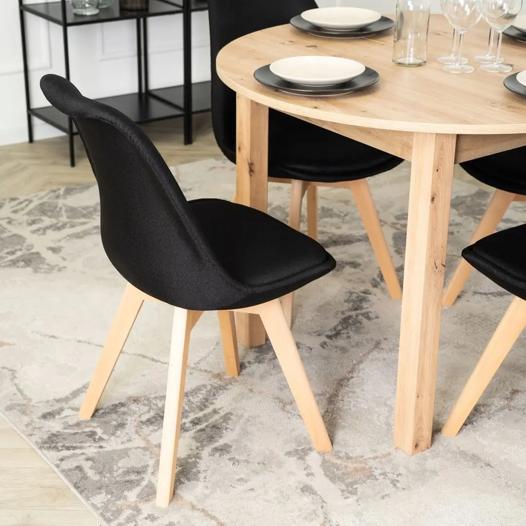 Стул Mebel Elite Nevel (Black/Oak)