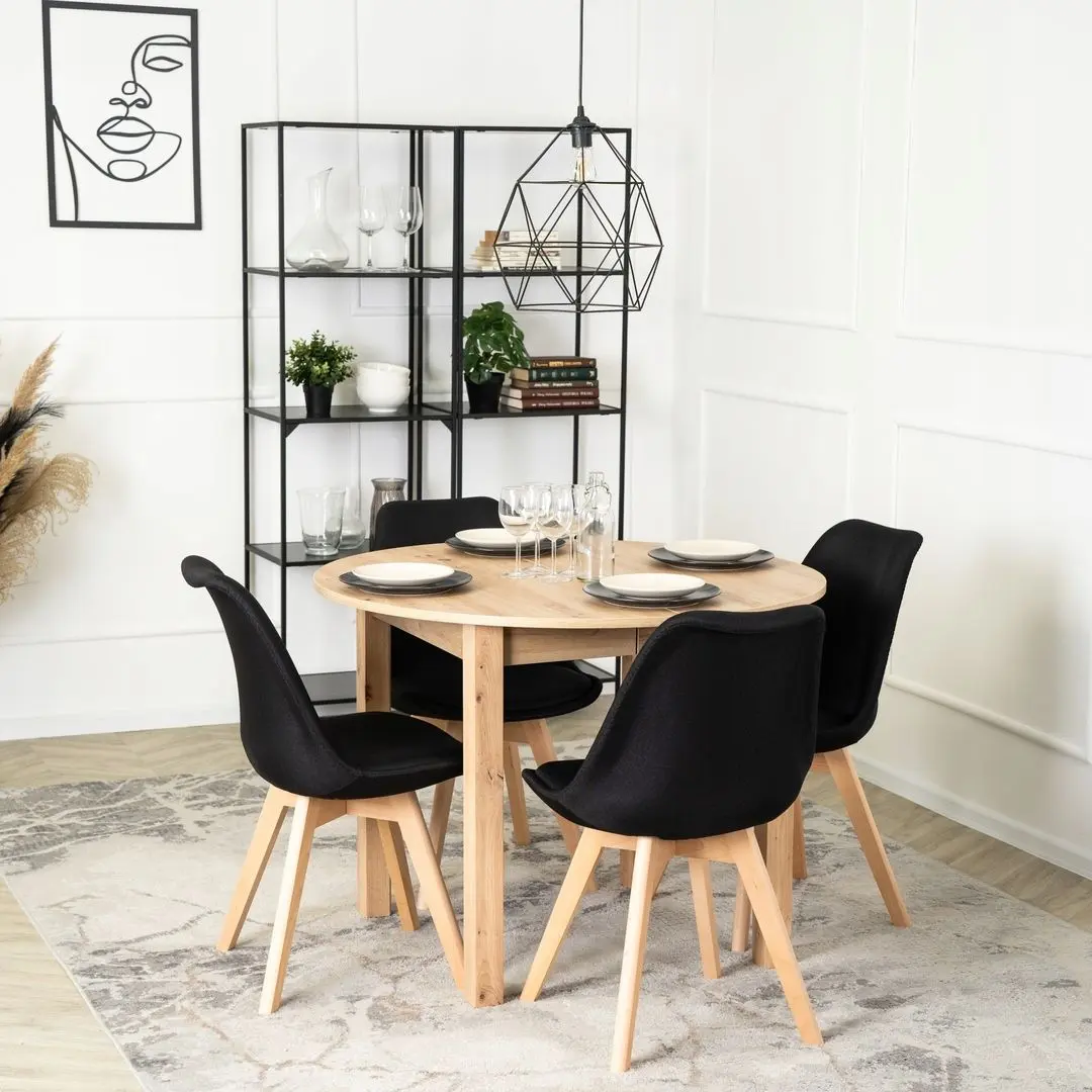 Стул Mebel Elite Nevel (Black/Oak)