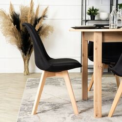 Стул Mebel Elite Nevel (Black/Oak) Thumb