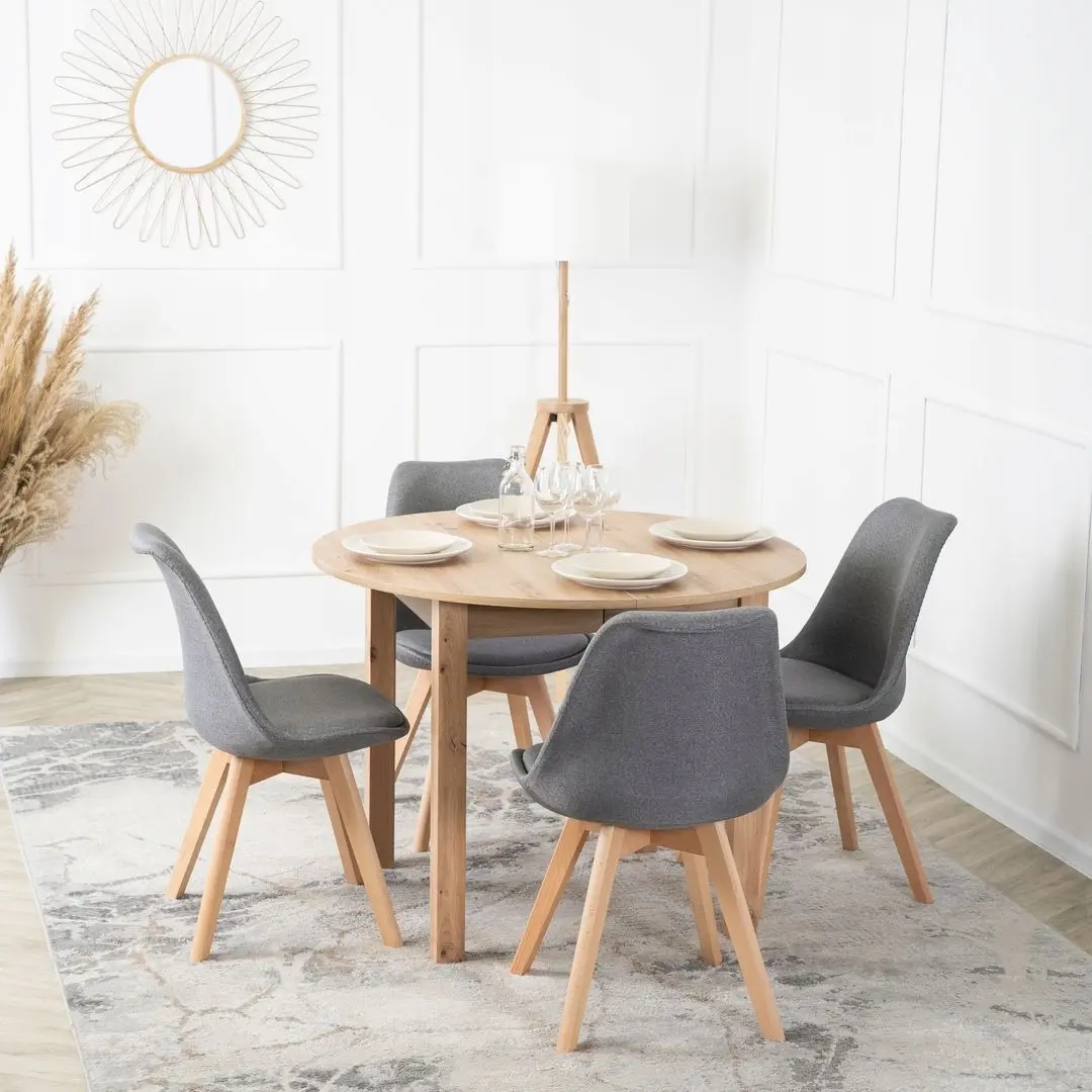 Scaun Mebel Elite Nevel (Grey/Oak)