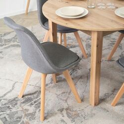 Scaun Mebel Elite Nevel (Grey/Oak) Thumb