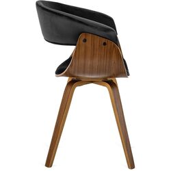 Scaun Mebel Elite Ohio 2 (Black/Walnut) Thumb