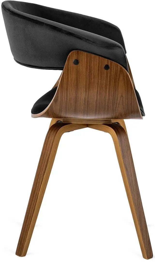 Scaun Mebel Elite Ohio 2 (Black/Walnut)