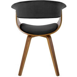 Scaun Mebel Elite Ohio 2 (Black/Walnut) Thumb