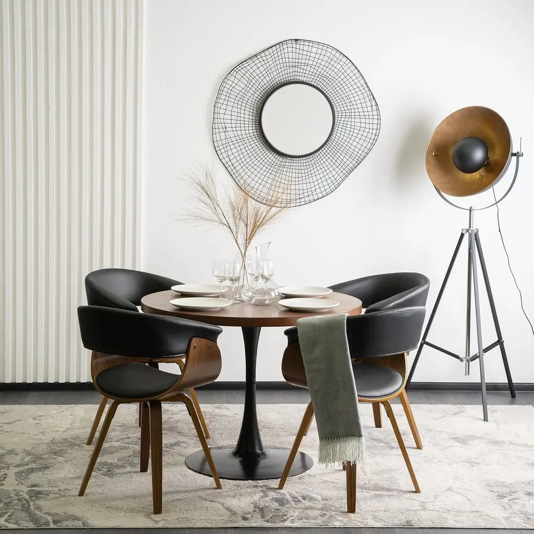 Стул Mebel Elite Ohio (Black/Walnut)